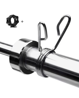 Gryf olimpijski 13,5 kg / 1500 mm z zaciskami HMS GO205