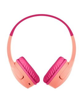 Belkin SoundForm Mini Zestaw słuchawkowy Bezprzewodowy Opaska na głowę Połączenia/muzyka USB Type-C Różowy
