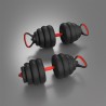 ZESTAW CIĘŻARÓW 6W1 HMS SGN140 (SZTANGA, SZTANGIELKI I KETTLEBELL) 40KG