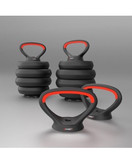 ZESTAW CIĘŻARÓW 6W1 HMS SGN140 (SZTANGA, SZTANGIELKI I KETTLEBELL) 40KG