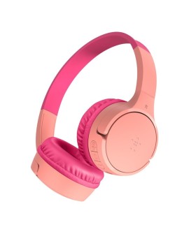 Belkin SoundForm Mini Zestaw słuchawkowy Bezprzewodowy Opaska na głowę Połączenia/muzyka USB Type-C Różowy