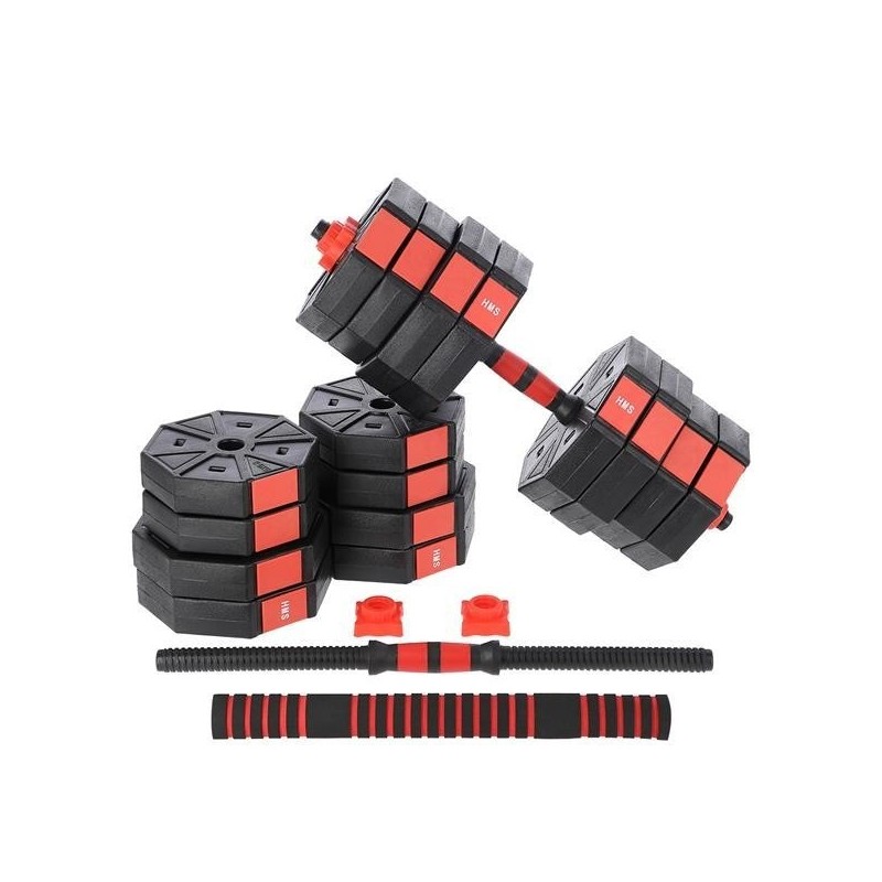 Sztangielka kompozytowa HMS SGC40 40kg + sztanga