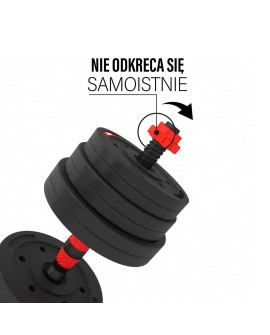 Sztangielki-Sztanga 2w1 SGP30 HMS 30 kg