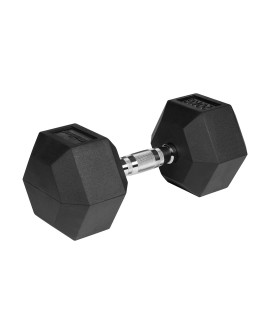 Hantel żeliwny gumowany HEX 20 kg REBEL ACTIVE