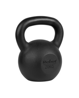 Kettlebell żeliwny 28kg, REBEL ACTIVE