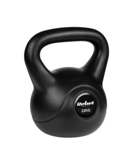 Kettlebell bitumiczny 22 kg REBEL ACTIVE