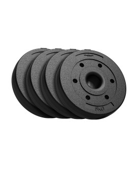 Zestaw obciążeń bitumicznych 4x5kg, otwór 51mm - do sztang olimpijskich, REBEL ACTIVE