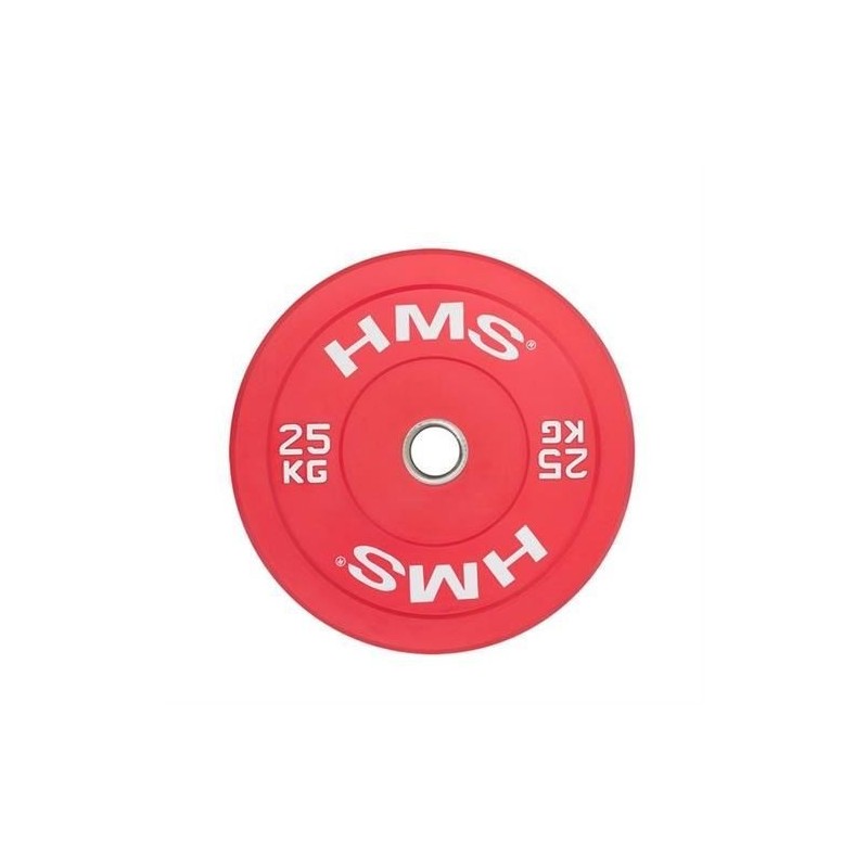 Talerz olimpijski Bumper 25 kg Czerwony HMS CBR25