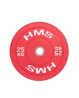 Talerz olimpijski Bumper 25 kg Czerwony HMS CBR25