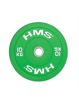 Talerz olimpijski Bumper 10 kg Zielony HMS CBR10