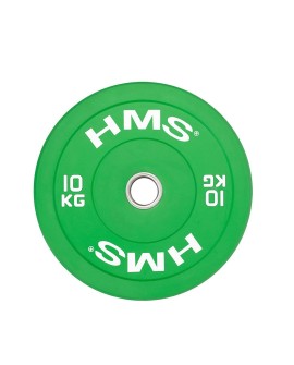 Talerz olimpijski Bumper 10 kg Zielony HMS CBR10