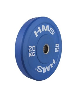 Talerz olimpijski Bumper 20 kg Niebieski HMS CBR20