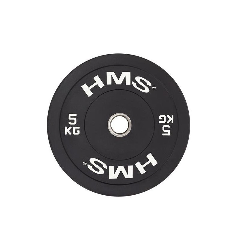 Talerz olimpijski Bumper 5 kg Czarny HMS BBR05