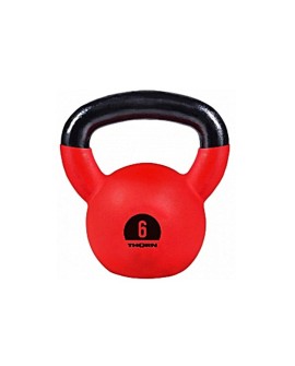 Odważnik THORN+FIT Żeliwo z powłoką Kettlebell 6kg