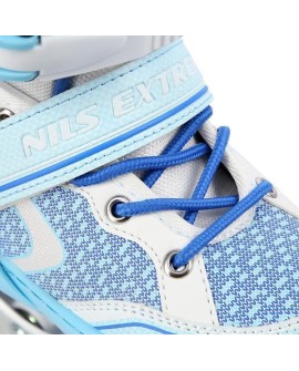 ŁYŻWOROLKI NILS EXTREME NA14198 NIEBIESKO-GRANATOWE ROZM. L (39-42)