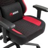 Dla gracza fotel Marvo KAHN RED, czarno-czerwona, EOL
