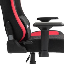 Dla gracza fotel Marvo KAHN RED, czarno-czerwona, EOL