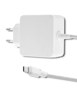 Qoltec 50194 Zasilacz sieciowy 45W | 5-20V | 2-3A | USB C |PD | Biała