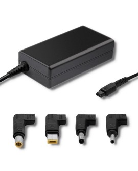 Qoltec 51761 Zasilacz specjalizowany do Lenovo | 65W | 4 wtyczki +kabel zasilający