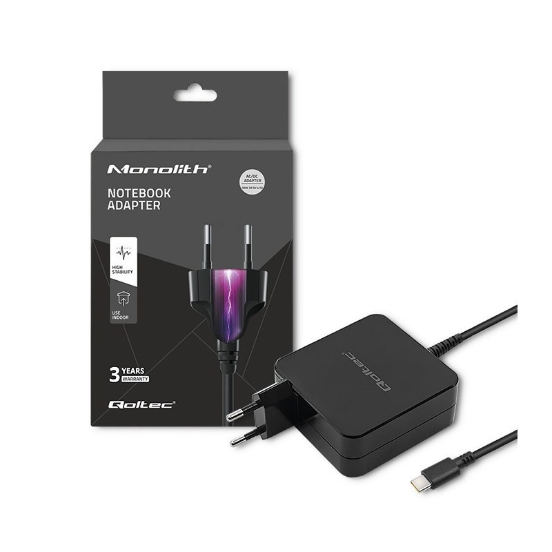 Zasilacz sieciowa do smartfona Qoltec 51741 (USB typ C)