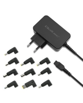 QOLTEC ZASILACZ DO LAPTOPA UNIWERSALNY 65W | +10 WTYCZEK