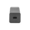 Ładowarka sieciowa uniwersalna zasilacz GaN 4 porty 2x USB-C 2x USB-A PD 3.0 65W czarna