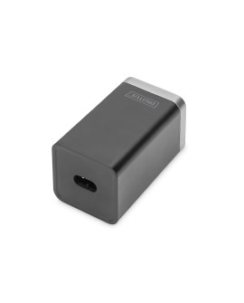 Ładowarka sieciowa uniwersalna zasilacz GaN 4 porty 2x USB-C 2x USB-A PD 3.0 65W czarna