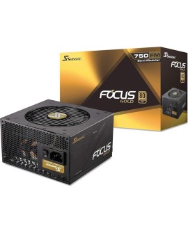 Seasonic Focus Gold 750 moduł zasilaczy 750 W 20+4 pin ATX ATX Czarny
