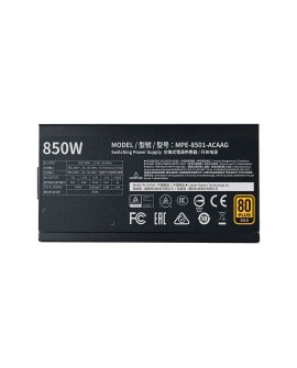 COOLER MASTER ZASILACZ MWE GOLD-V2 850W MODULARNY 80+ GOLD MPE-8501-AFAAG-EU