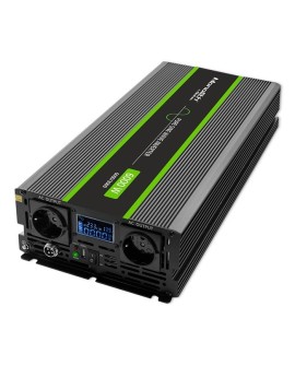 QOLTEC PRZETWORNICA NAPIĘCIA MONOLITH | 3000W | 6000W | 24V NA 230V | CZYSTY SINUS | LCD