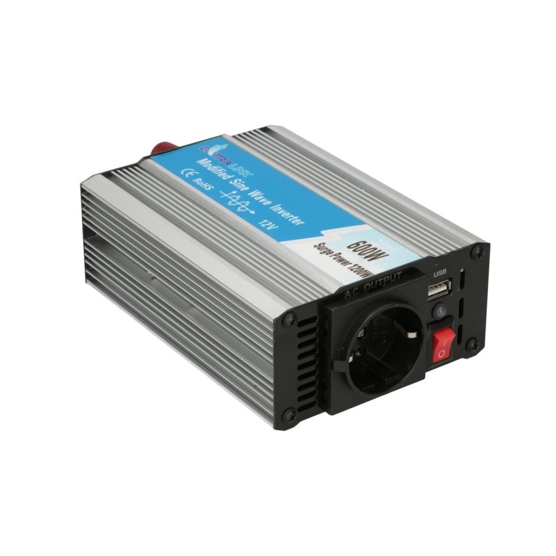 Extralink OPIM-600W | Przetwornica napięcia | samochodowa 12V, 600W modyfikowany sinus
