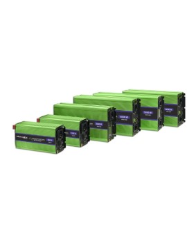 QOLTEC PRZETWORNICA NAPIĘCIA MONOLITH | ŁADOWANIE BATERII | UPS | 2000W | 4000W | 12V NA 230V | CZYSTY SINUS | LCD
