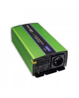 QOLTEC PRZETWORNICA NAPIĘCIA MONOLITH | ŁADOWANIE BATERII | UPS | 600W | 1200W | 12V NA 230V | CZYSTY SINUS