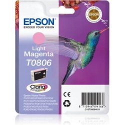 Tusz oryginalny EPSON T0806 C13T08064011 Light Magenta 7,4 ml