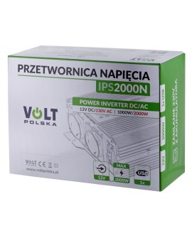 Przetwornica napiecia IPS 2000 N 12/230V + USB