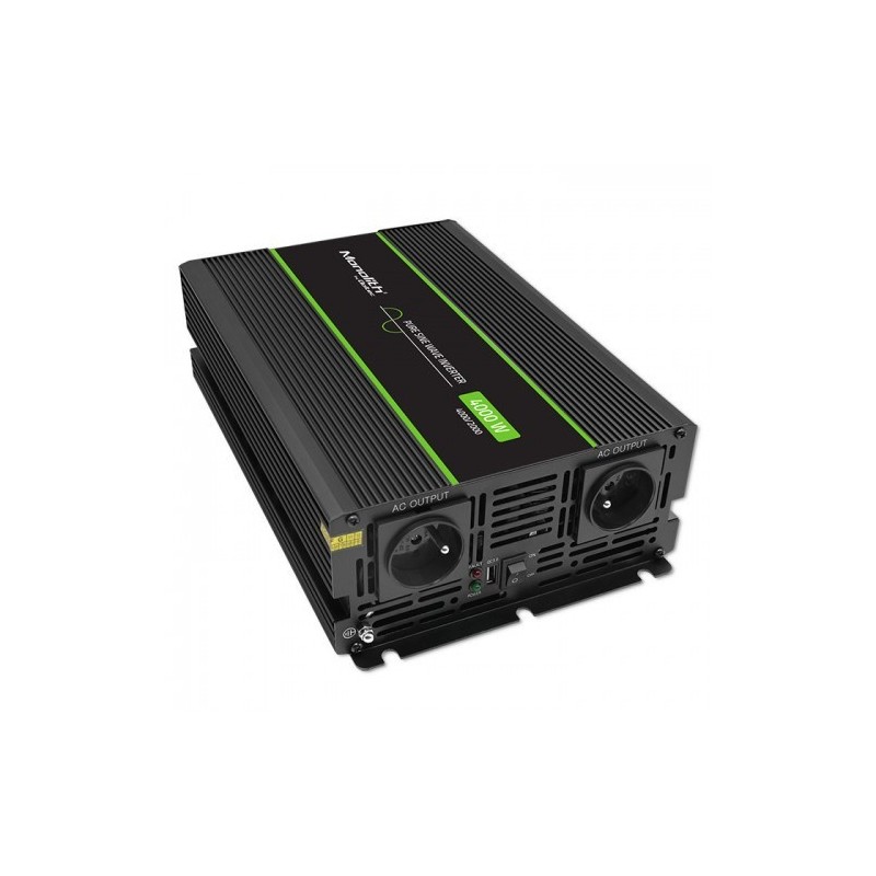 QOLTEC PRZETWORNICA NAPIĘCIA MONOLITH | 2000W | 4000W | 24V NA 230V | CZYSTY SINUS