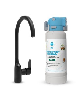 System filtrujący wodę kranową Dafi Flow Comfort D-1 z baterią trójdrożną COMO (czarna)