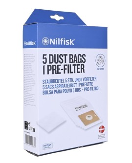 NILFISK Worki materiał do odkurzaczy NEOCOUPE 5szt