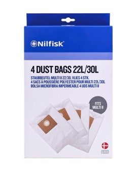 NILFISK Worki do odkurzaczy MULTI II 22/30L 4szt
