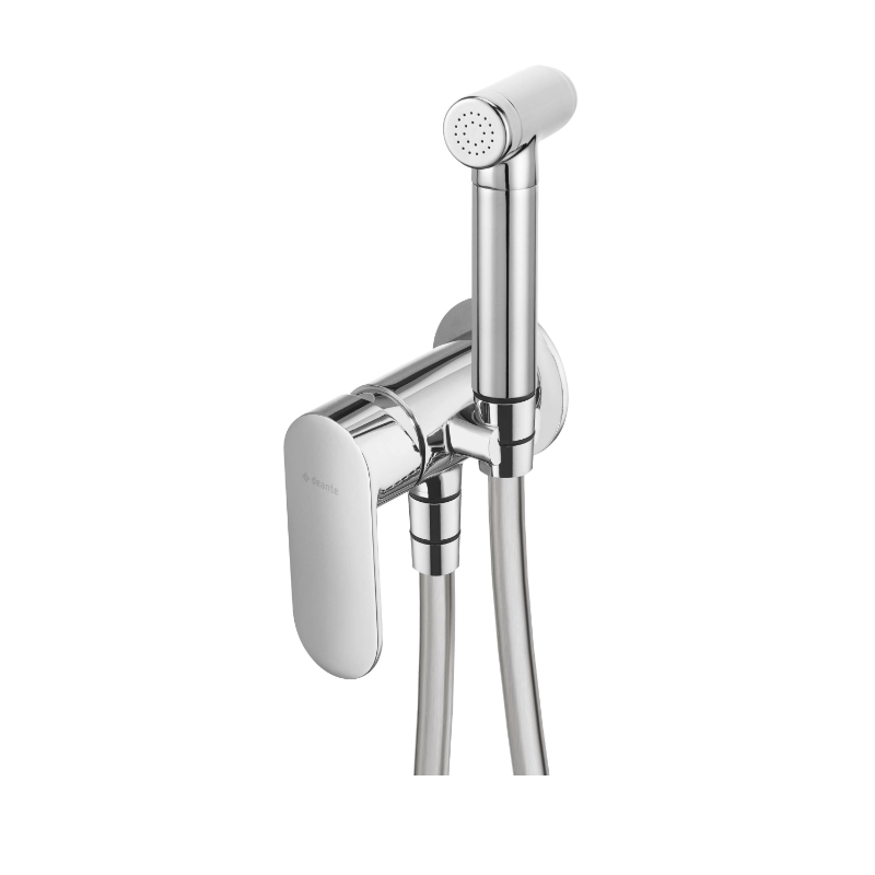Deante Alpinia bateria bidetowa podtynkowa chrom BGA034M