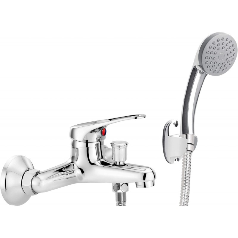 Bateria wannowa ścienna z zestawem prysznicowym BYU_011M 5907650801054