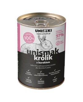 UNISZKI Unismak Królik 410g