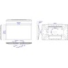 ALLNET ALLPRO21RK3399A11POEV2 signage display Płaski panel Digital Signage 54,6 cm (21.5") LCD Wi-Fi 250 cd/m2 Full HD Czarny