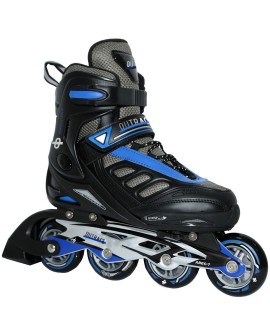 Łyżworolki Outrace Ghost Sky Blue czarno-niebieskie PW-125C 43-46