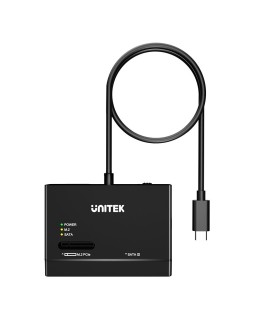 Unitek Mostek USB-C na dyski SATA i M.2 MVMe