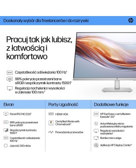 MONITOR HP LED IPS 23,8" 524sh (94C19E9) 100Hz