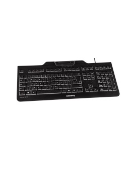 CHERRY KC 1000 SC klawiatura Biuro USB QWERTZ Niemiecki Czarny