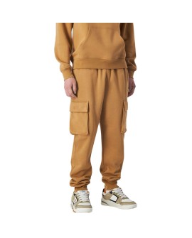Spodnie męskie Champion Rib Cuff Cargo Pants musztardowe 220298 MS034 M