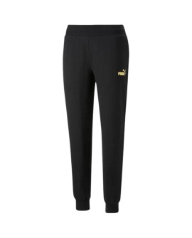 Spodnie damskie Puma ESS+ Metallic Pants FL czarne 849959 01 L