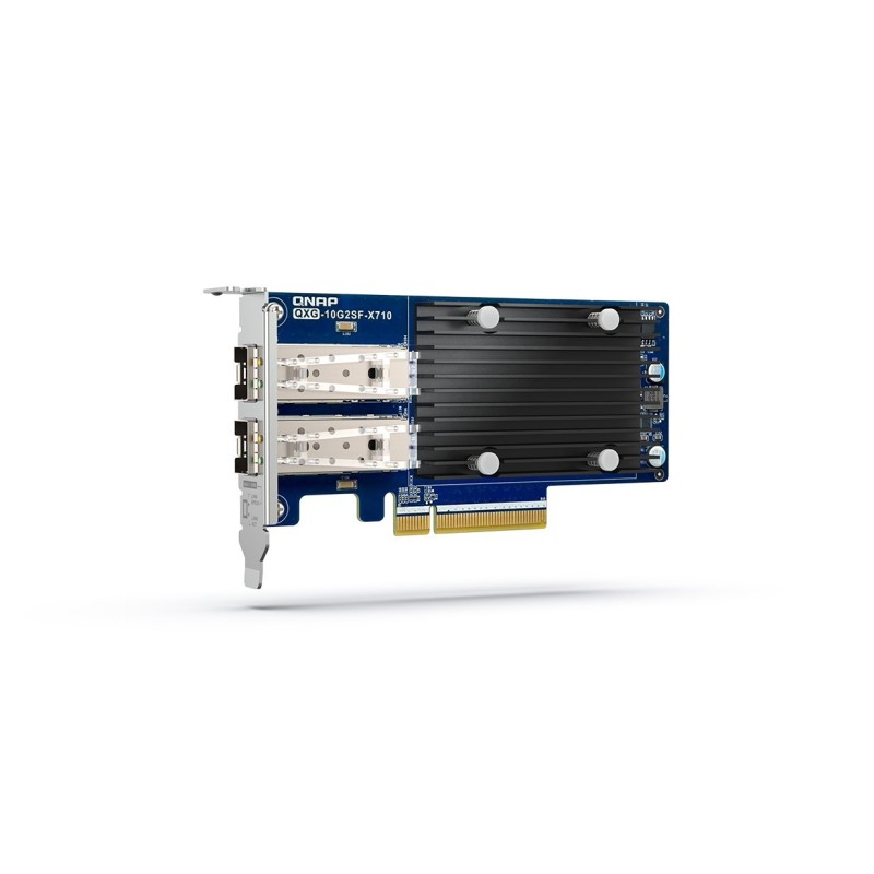 Qnap QXG-10G2SF-X710, 2x SFP+ 10GbE, low-profile, PCIe Gen3 x8